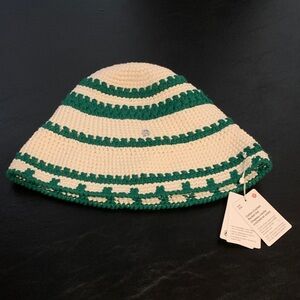lululemon athletica Crochet Bucket Hat - Cream & Green